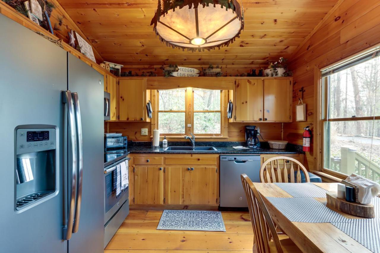 Blue Ridge Cozy Cabin In The Woods With Hot Tub! Exterior photo