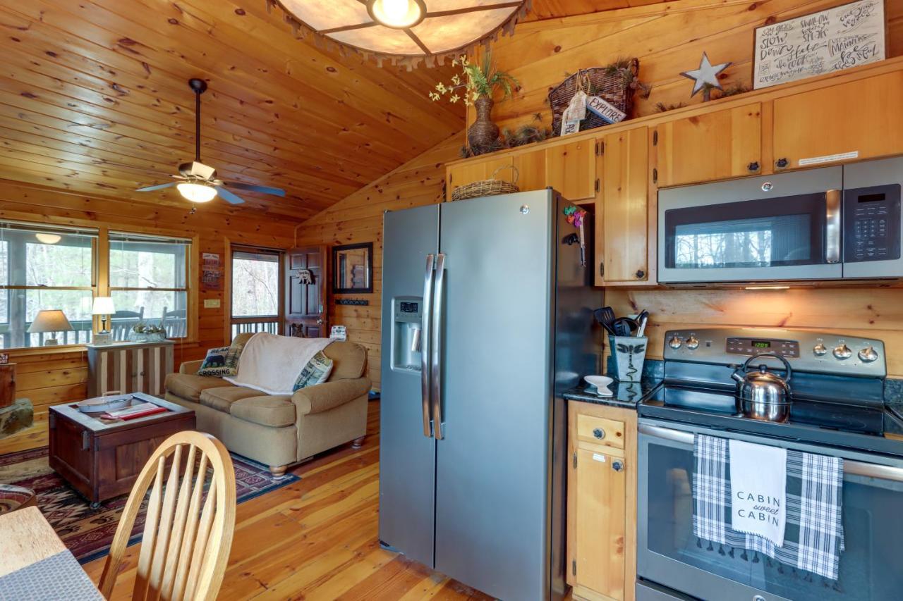 Blue Ridge Cozy Cabin In The Woods With Hot Tub! Exterior photo