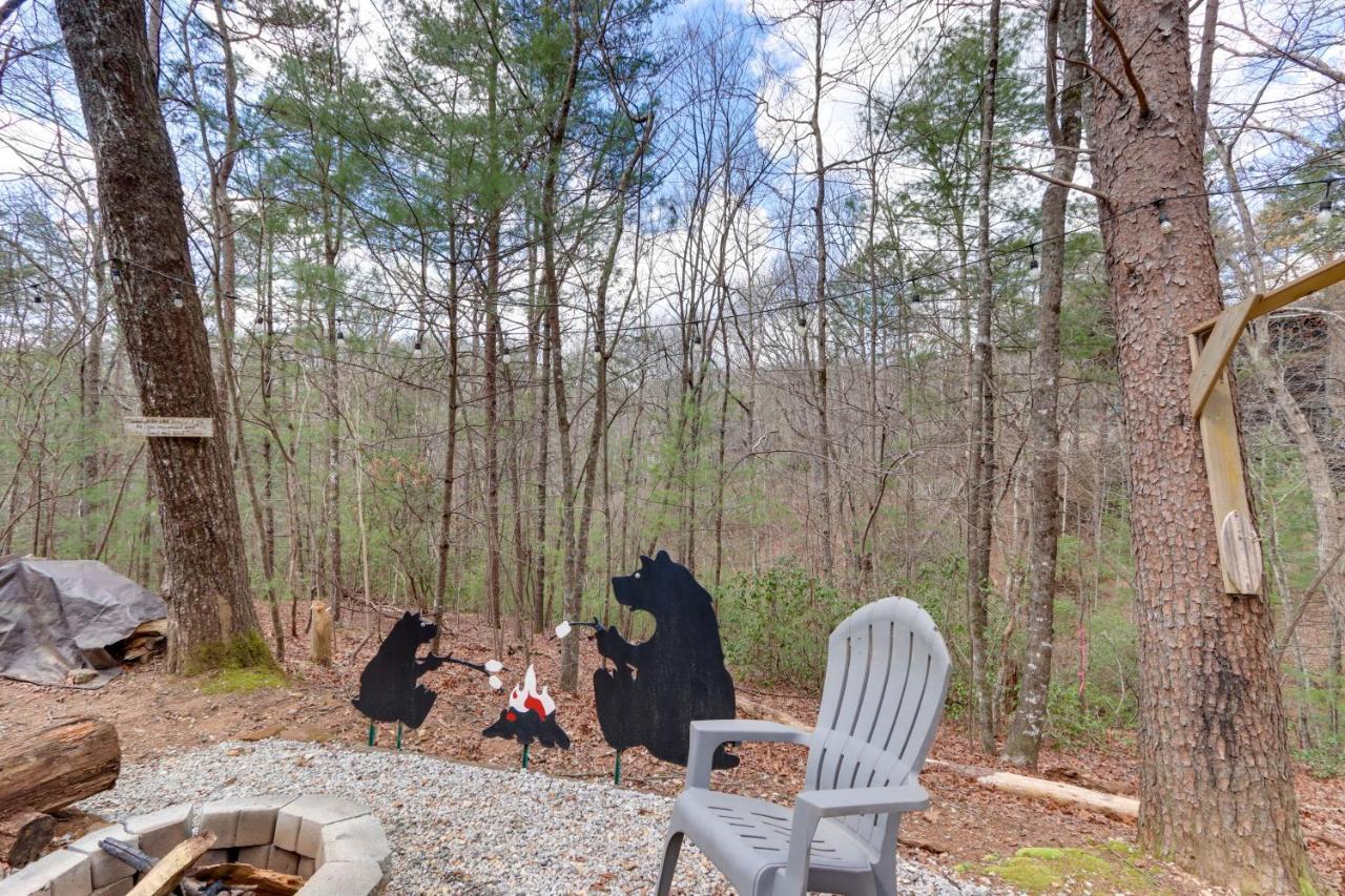 Blue Ridge Cozy Cabin In The Woods With Hot Tub! Exterior photo